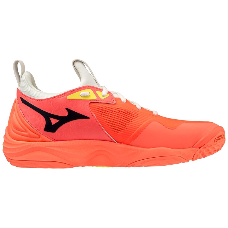 Orange Men's Mizuno Wave Momentum 3 Volleyball Shoes | OFG428671