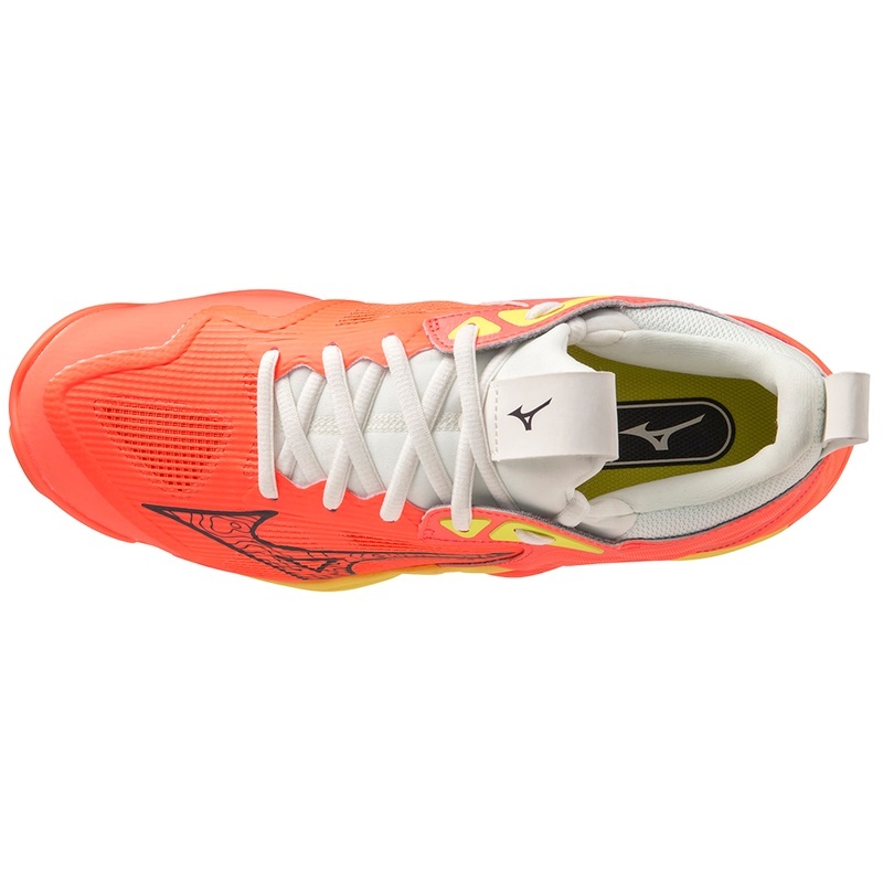 Orange Men's Mizuno Wave Momentum 3 Volleyball Shoes | OFG428671