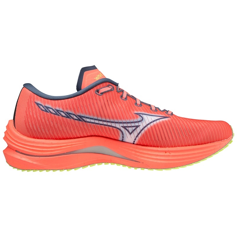 Orange Women's Mizuno Wave Rebellion Running Shoes | ORJ064735