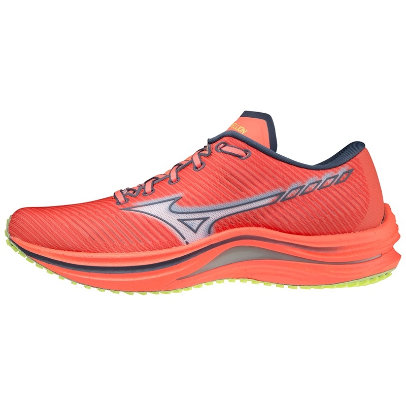 Orange Women\'s Mizuno Wave Rebellion Running Shoes | ORJ064735