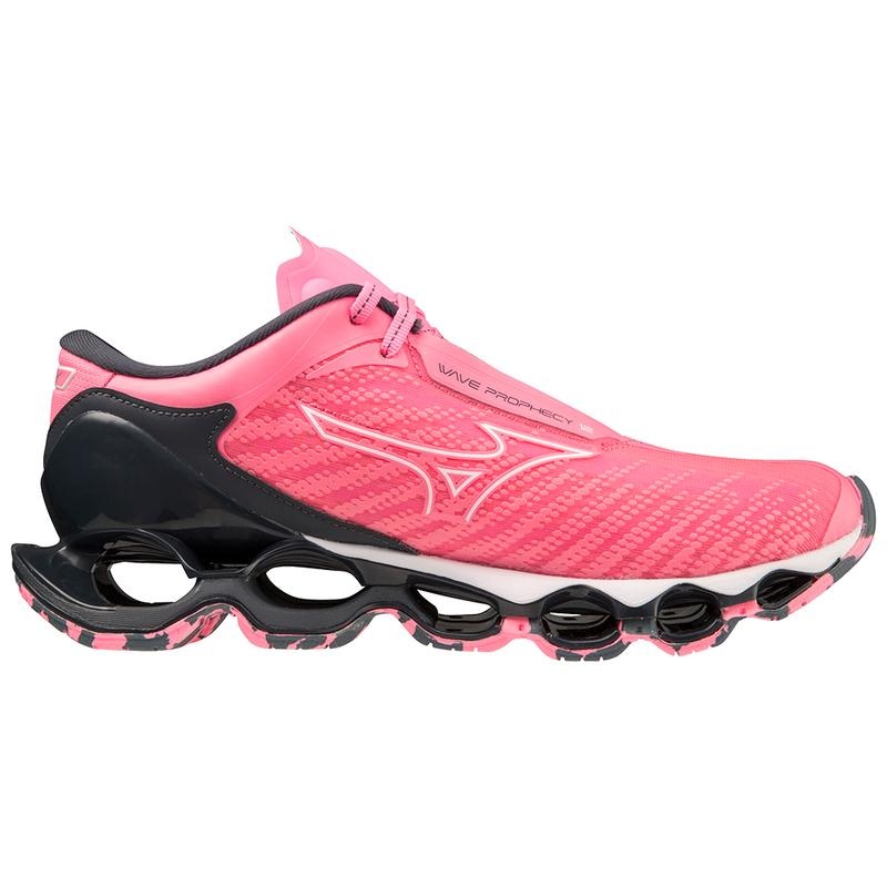 Pink Black Women's Mizuno Wave Prophecy 12 Running Shoes | UMD984503