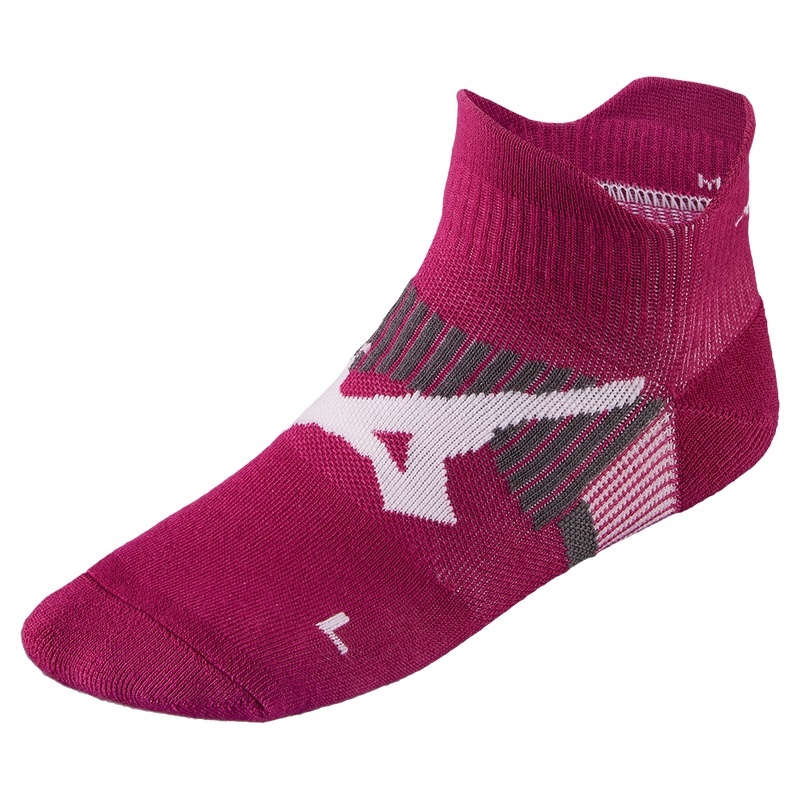 Pink Men\'s Mizuno Drylite Race Mid Socks | ZVI730615