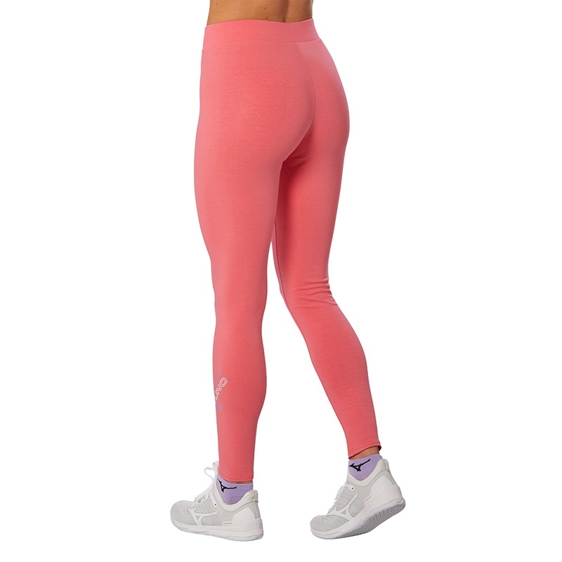 Pink Women's Mizuno Athletics Leggings | XCT983254