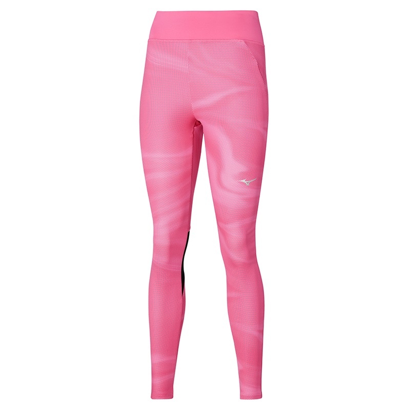 Pink Women\'s Mizuno Printed Tight | CMD937621