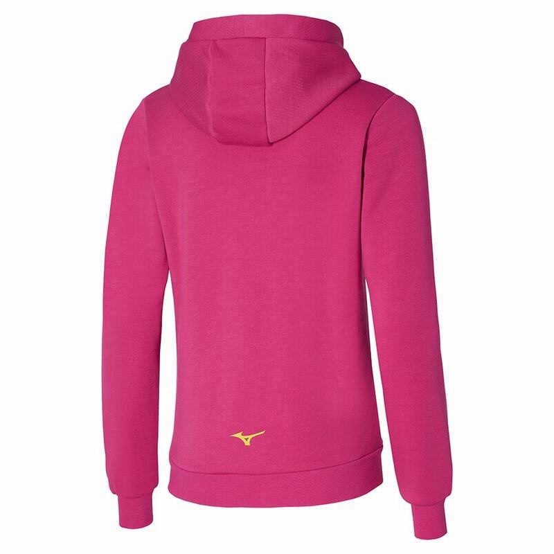 Pink Women's Mizuno Release Hoodie | XMO182346