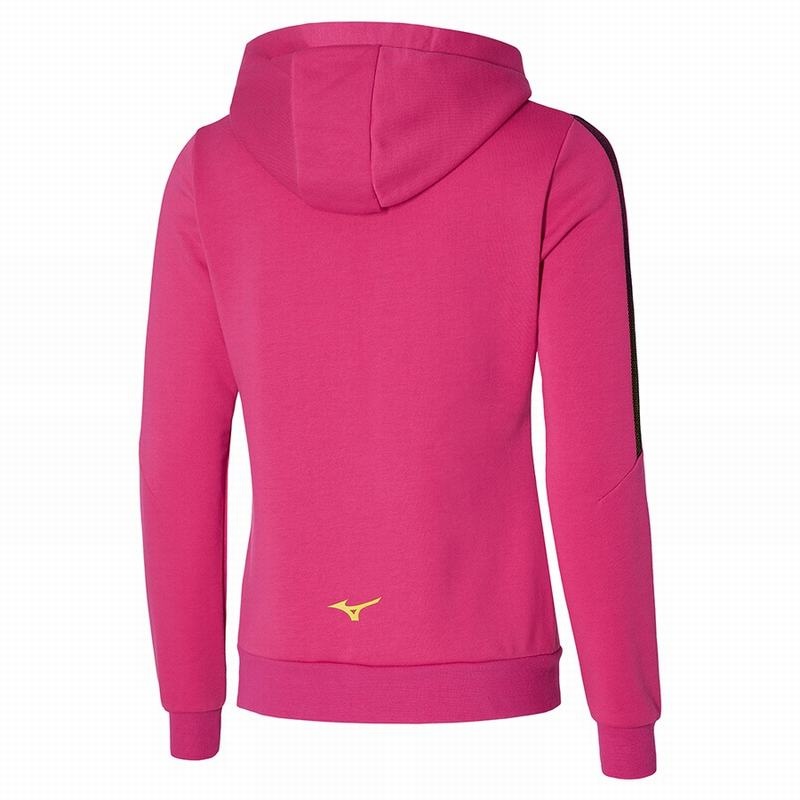 Pink Women's Mizuno Release Sweat Jackets | GOS926405