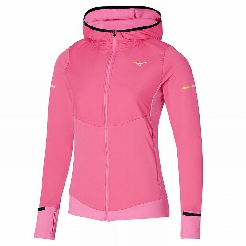 Pink Women\'s Mizuno Warmalite Hybrid FZ Tops | RFE907421