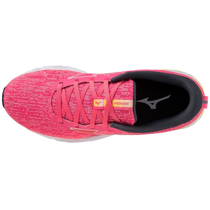 Pink / White Women's Mizuno Wave Prodigy 5 Running Shoes | XPN825309