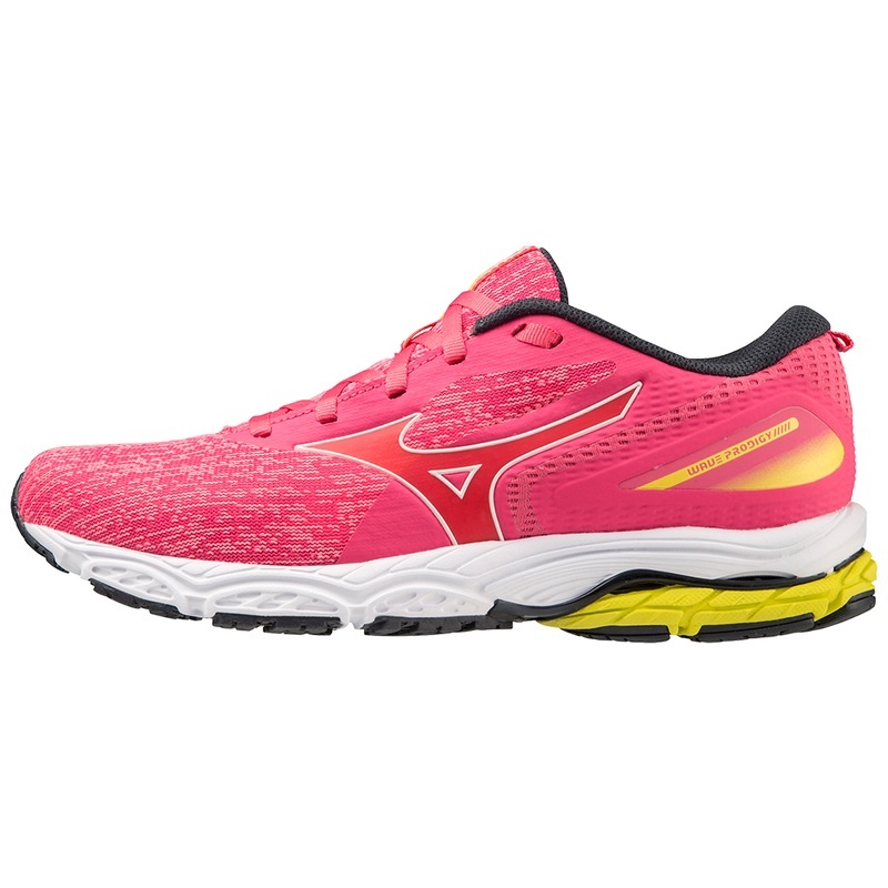 Pink / White Women\'s Mizuno Wave Prodigy 5 Running Shoes | XPN825309