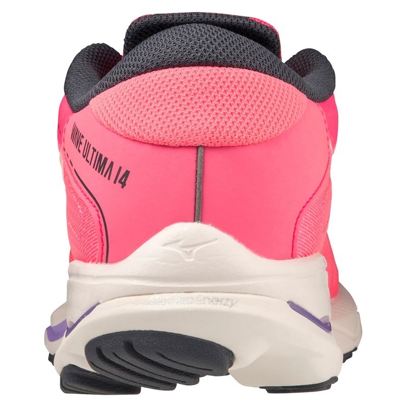 Pink / White Women's Mizuno Wave Ultima 14 Running Shoes | CTZ698237