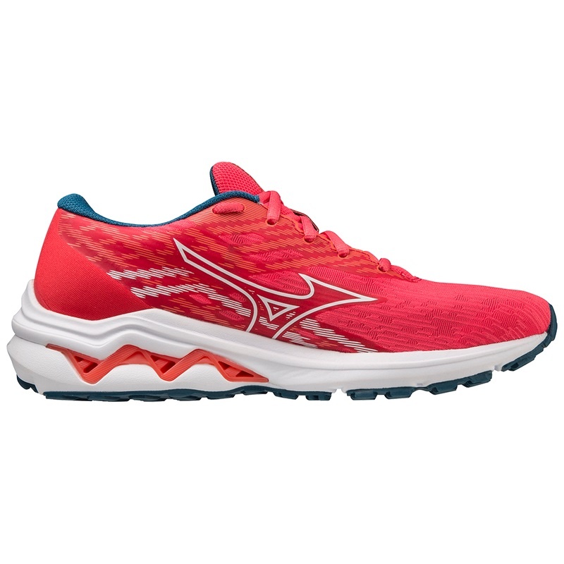 Pink / White / Blue Women's Mizuno Wave Equate 7 Running Shoes | HTG038264