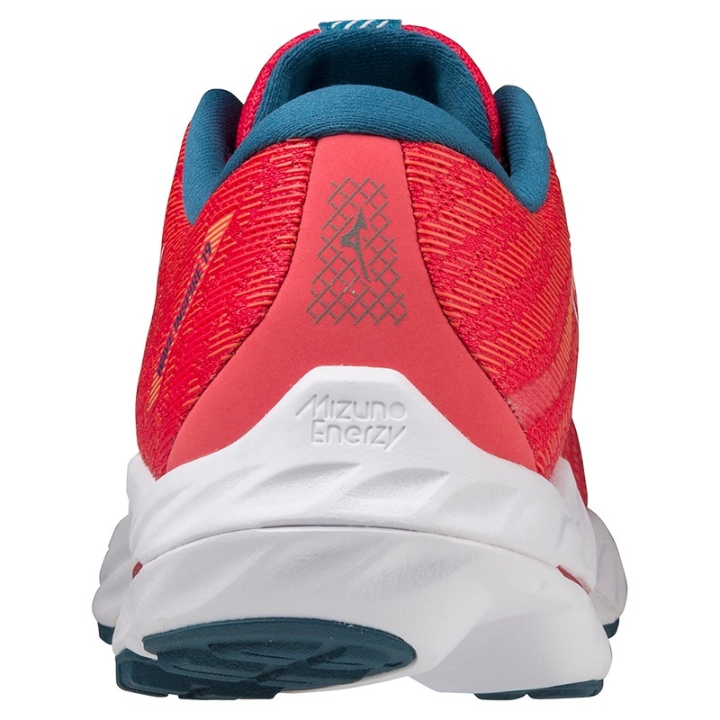 Pink / White / Blue Women's Mizuno Wave Inspire 19 Running Shoes | DHF293685