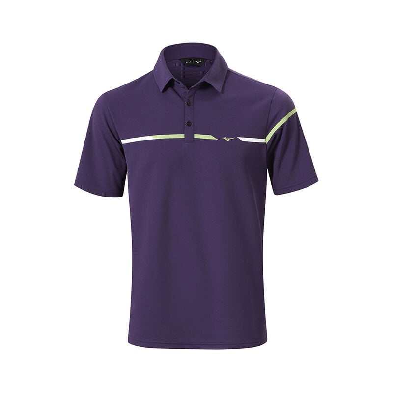 Purple Men\'s Mizuno Breath Thermo St Polo | WBC392681