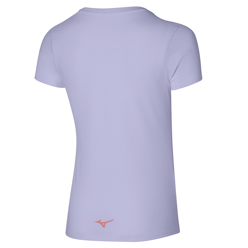 Purple Women's Mizuno Athletics RB Tee T Shirts | HSY758230