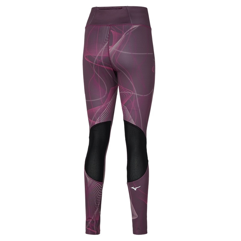 Purple Women's Mizuno Printed Tight | STZ025784