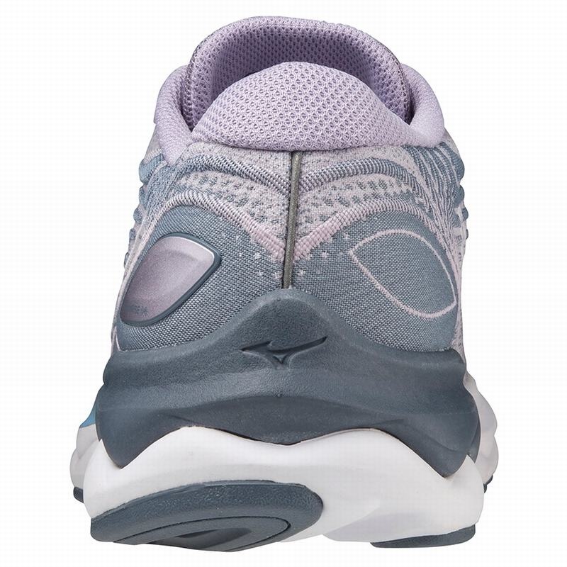 Purple / White / Blue Women's Mizuno Wave Skyrise 4 Running Shoes | NYB245897