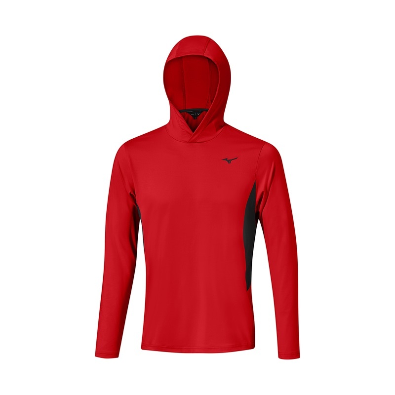 Red Men\'s Mizuno G-Style Hoodie | NHJ410856