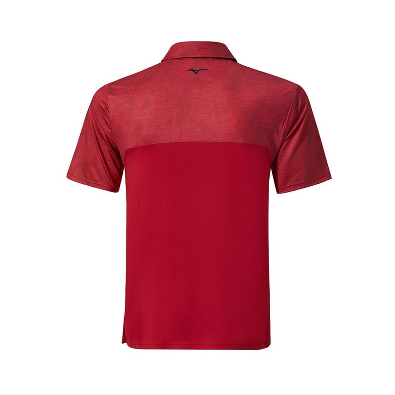 Red Men's Mizuno QD Hazard St Polo | NHE415603