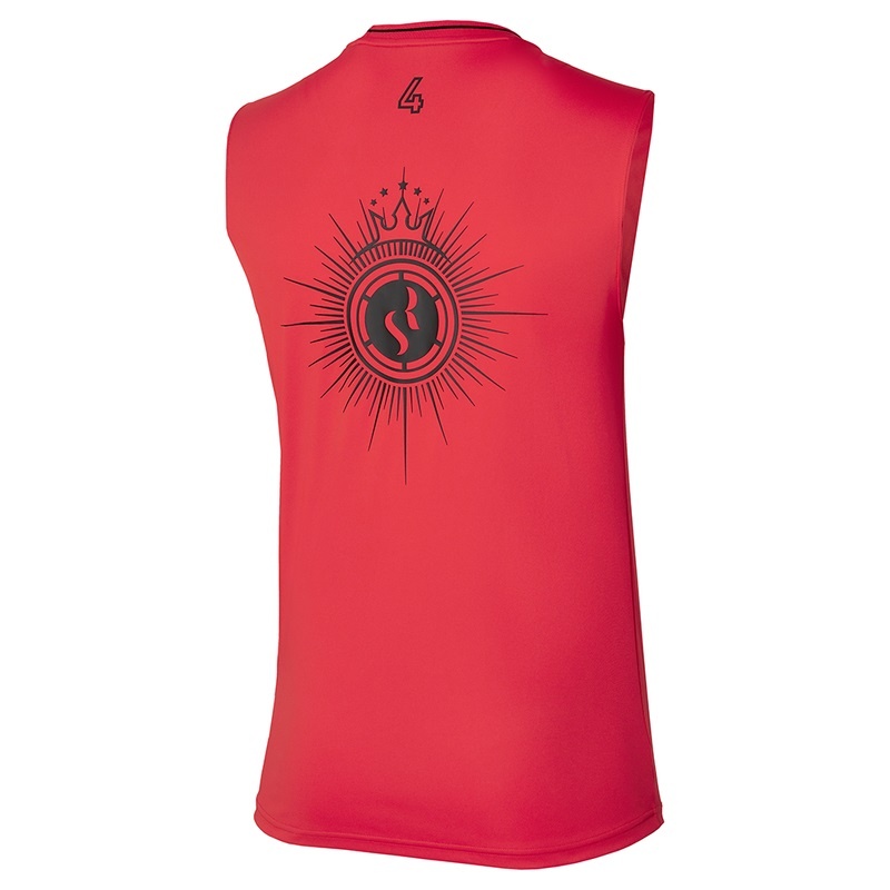 Red Men's Mizuno Sergio Ramos Training Tanks | TWY806715