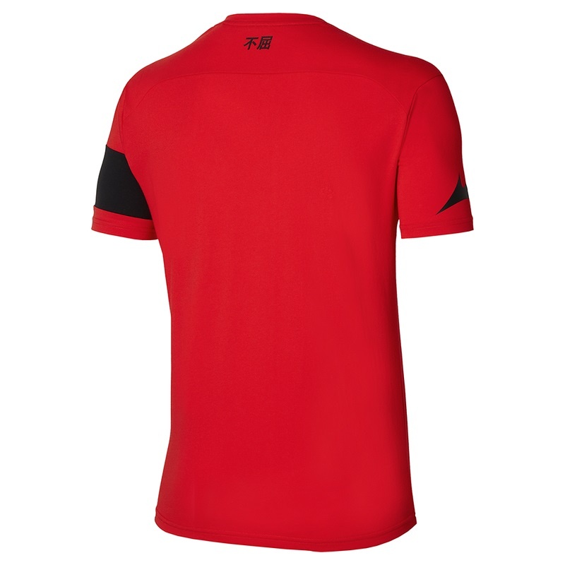 Red Women's Mizuno Sergio Ramos Casual Tee T Shirts | NOQ496521