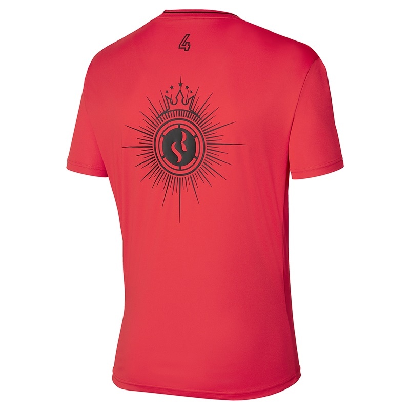 Red Women's Mizuno Sergio Ramos Training Tee T Shirts | XWV072493