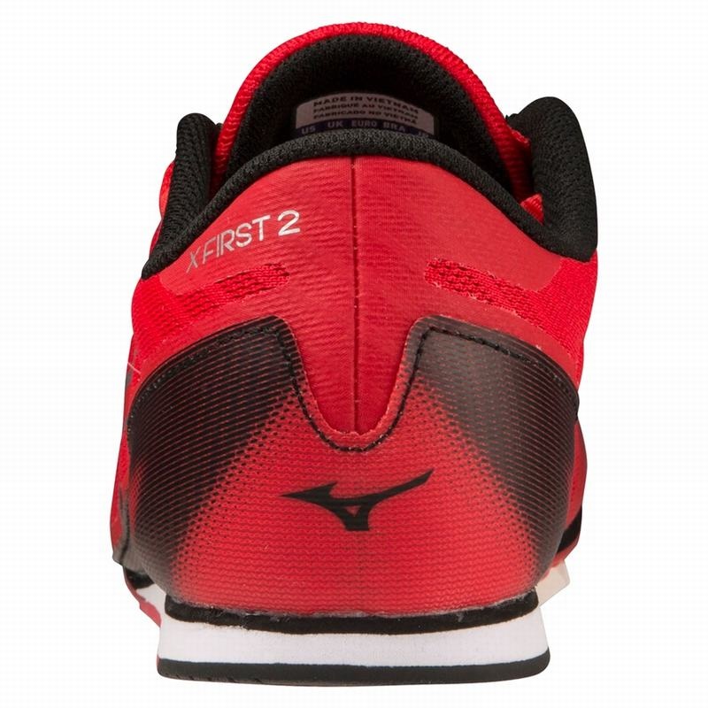 Red / Black / Silver Men's Mizuno X First 2 Running Shoes | FXT961382