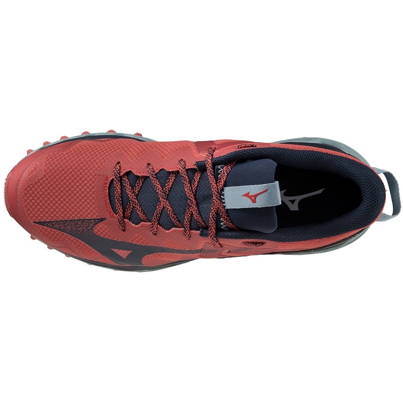 Red / Blue Men's Mizuno Wave Mujin 9 Trail Running Shoes | CNV910357