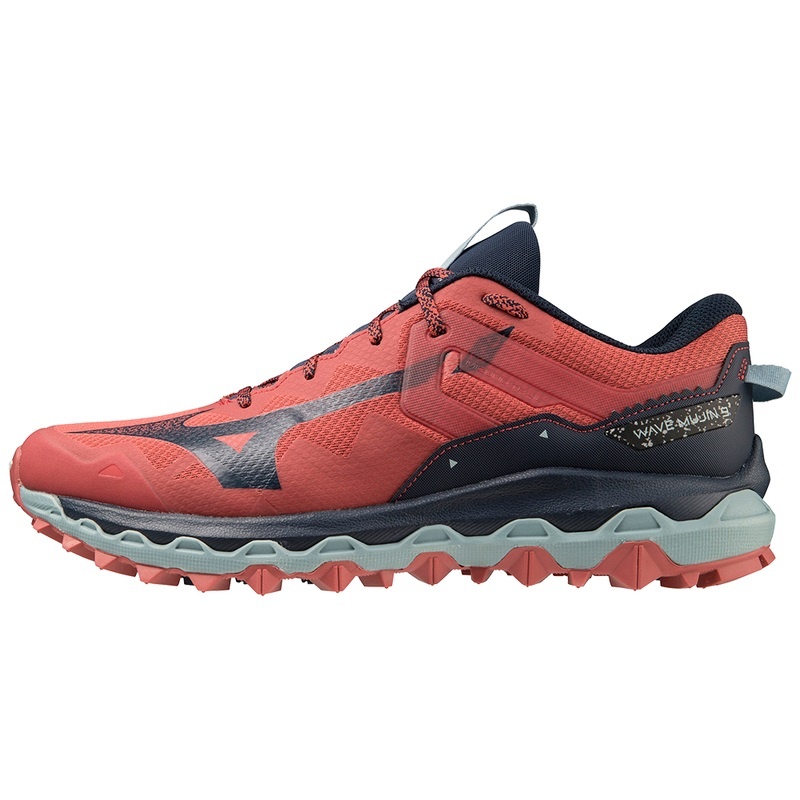 Red / Blue Men\'s Mizuno Wave Mujin 9 Trail Running Shoes | CNV910357