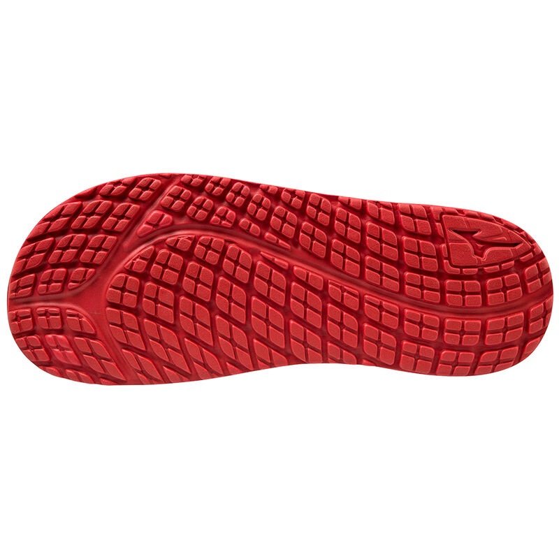 Red / White Women's Mizuno Relax Slide 2 Slides | OIN638705