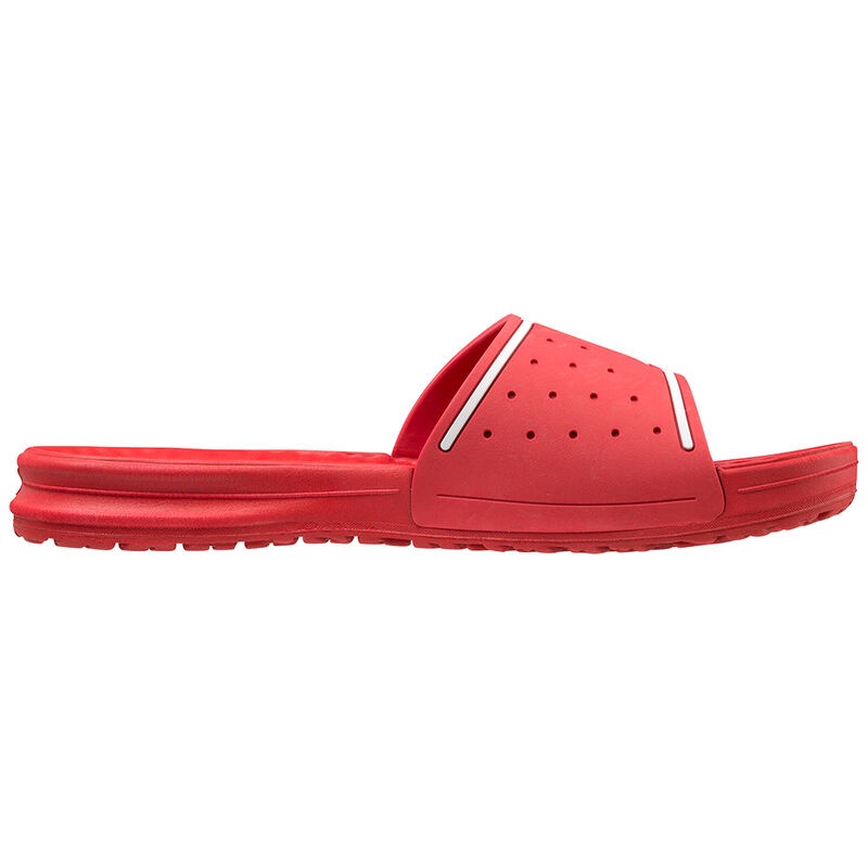 Red / White Women's Mizuno Relax Slide 2 Slides | OIN638705