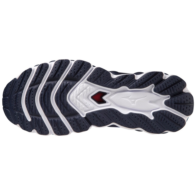 Silver Men's Mizuno Wave Sky 7 Running Shoes | UWX492601