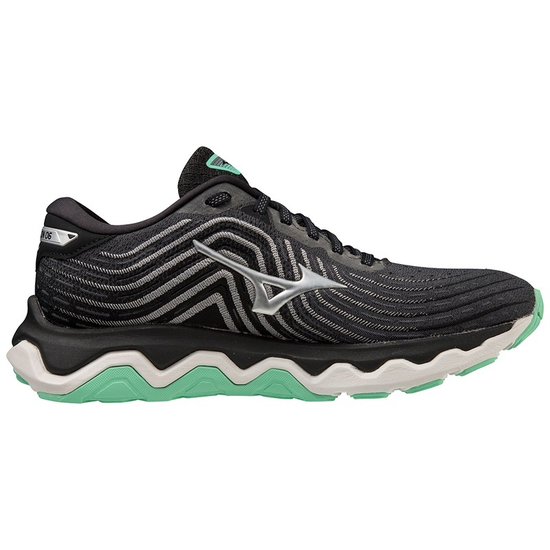 Silver Women's Mizuno Wave Horizon 6 Running Shoes | DGU614985