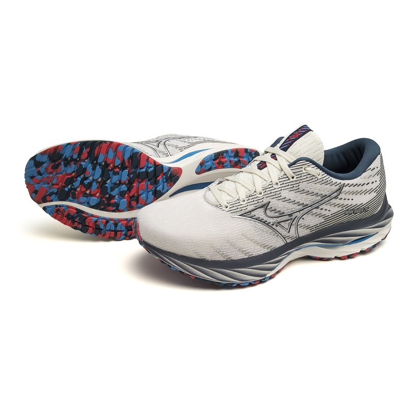 Silver Women's Mizuno Wave Rider 26 Running Shoes | PME852791