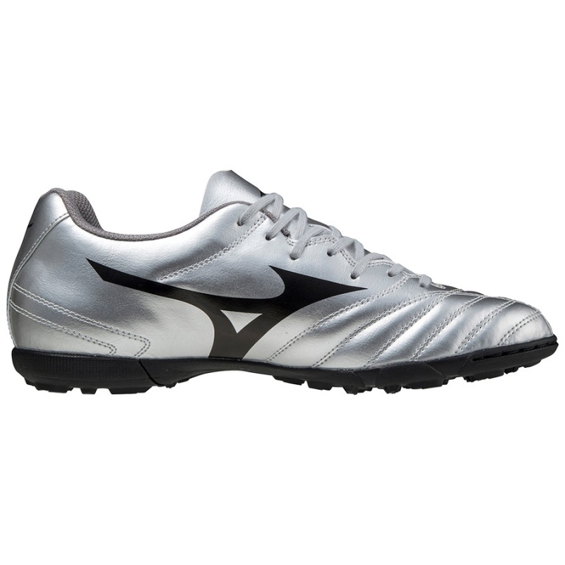 Silver / Black Women's Mizuno Monarcida Li Sel AS Football Boots | IES564218