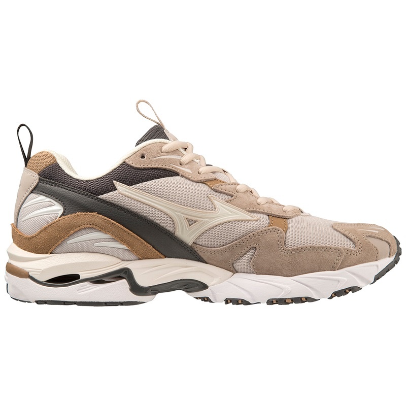 Silver / White Men's Mizuno Wave Rider 10 Premium Sneakers | NXC641837