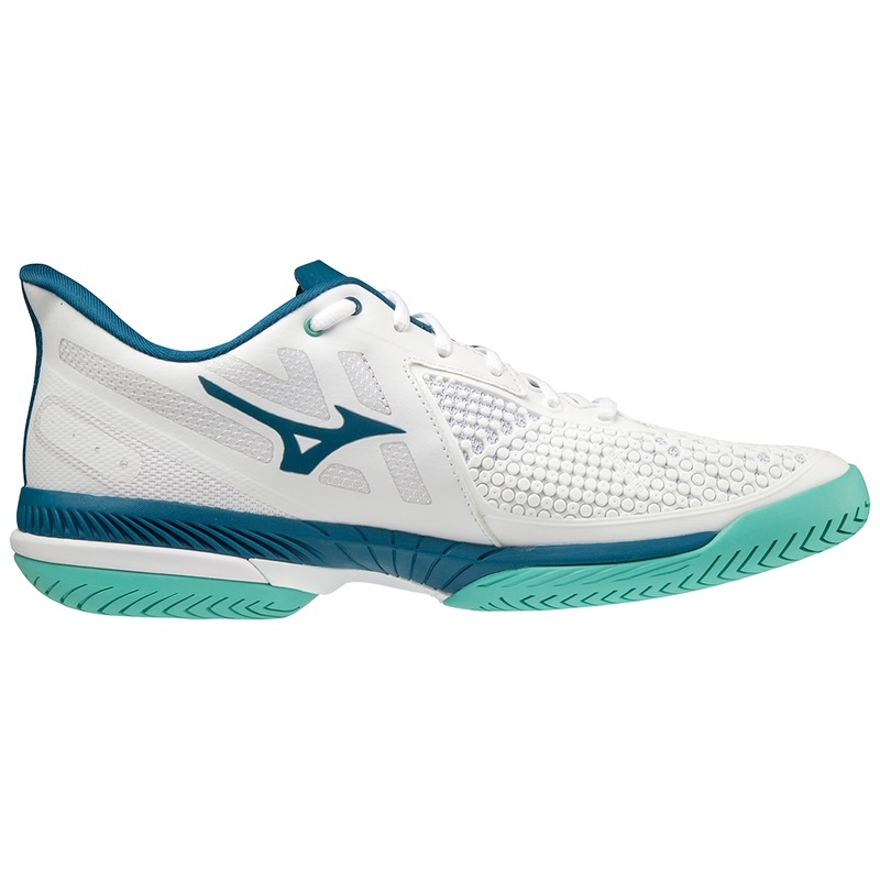 Turquoise Men's Mizuno Wave Exceed Tour 5 AC Tennis Shoes | QLI245391