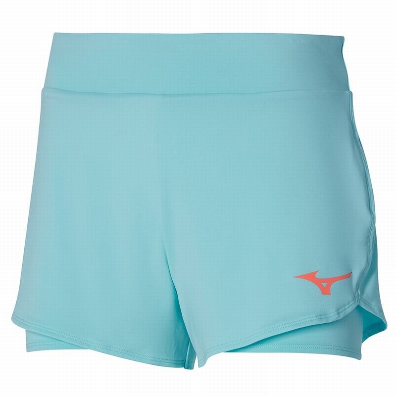 Turquoise Women\'s Mizuno Flex Skirts | QXF849702