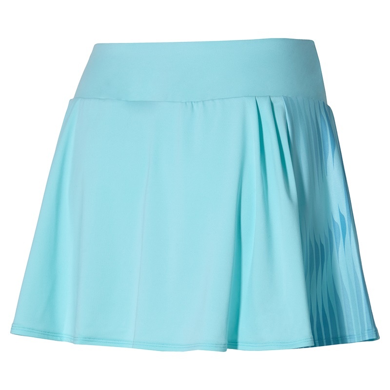 Turquoise Women's Mizuno Printed Flying Skirts | UPK602153