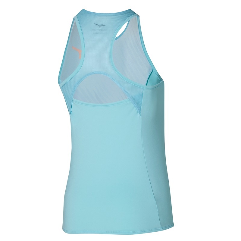 Turquoise Women's Mizuno Printed Tanks | CIT812476