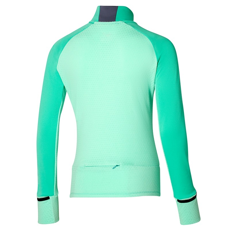 Turquoise Women's Mizuno Warmalite HZ Tops | BDZ459120