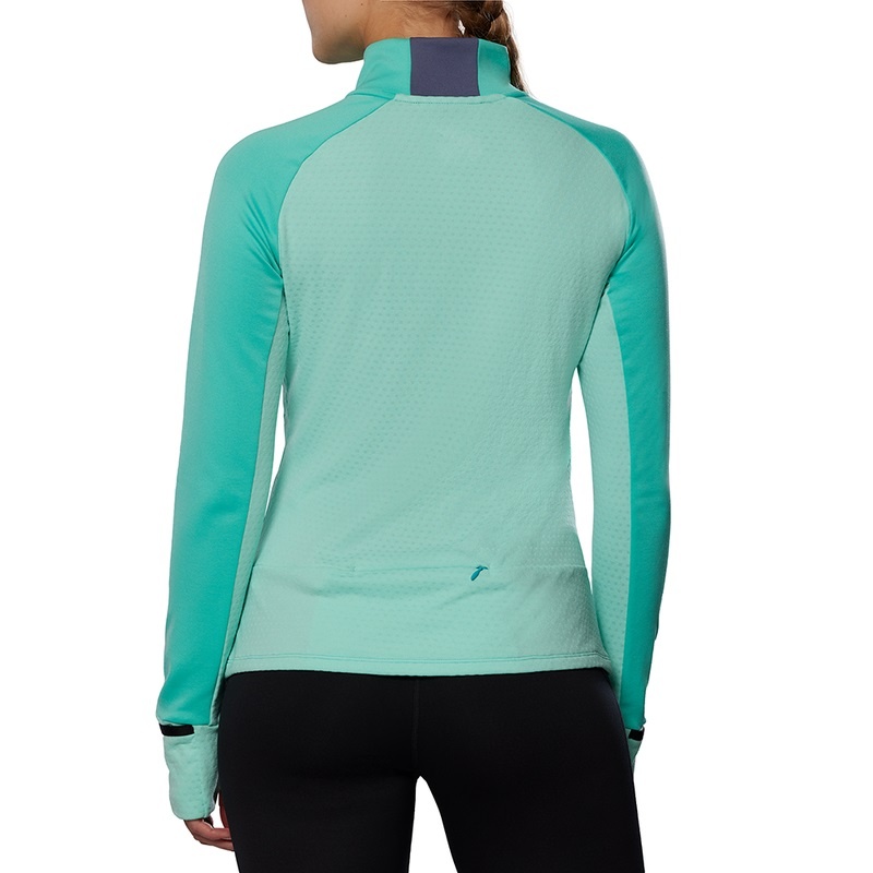 Turquoise Women's Mizuno Warmalite HZ Tops | BDZ459120