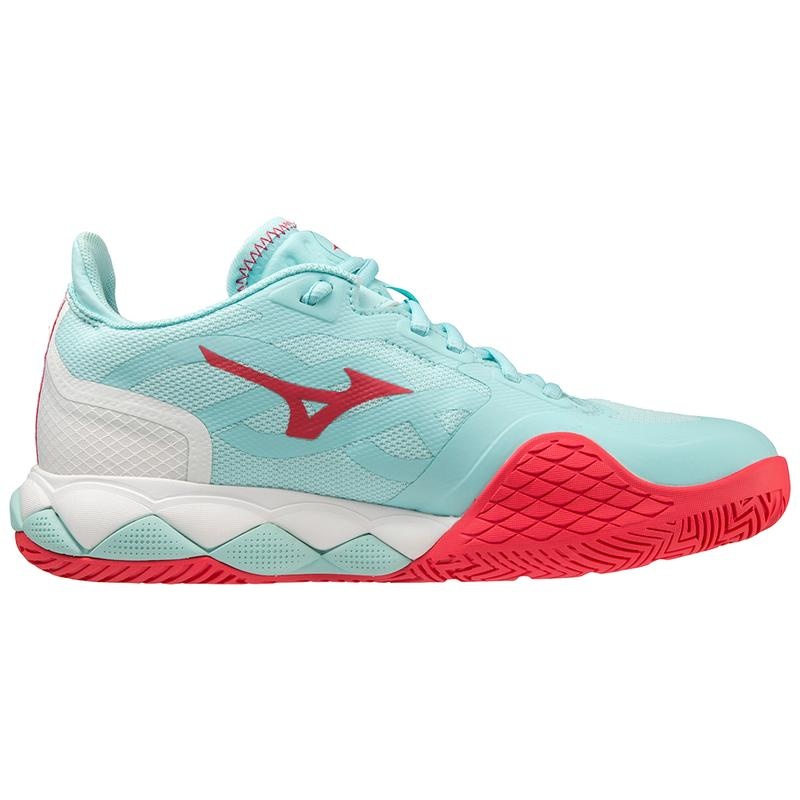 Turquoise Women's Mizuno Wave Enforce Tour AC Tennis Shoes | JVN762384