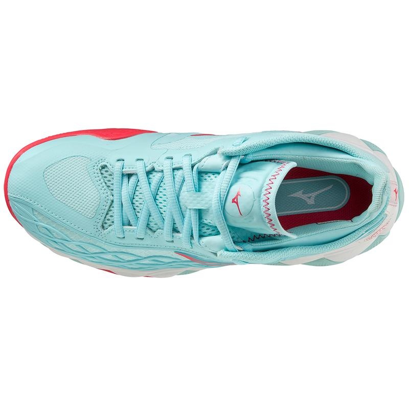 Turquoise Women's Mizuno Wave Enforce Tour AC Tennis Shoes | JVN762384