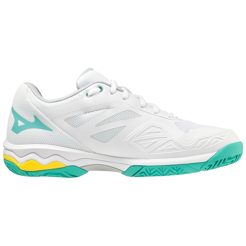 Turquoise Women's Mizuno Wave Exceed Light AC Tennis Shoes | BEJ604832