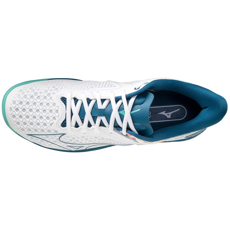 Turquoise Women's Mizuno Wave Exceed Tour 5 AC Tennis Shoes | PYR781290