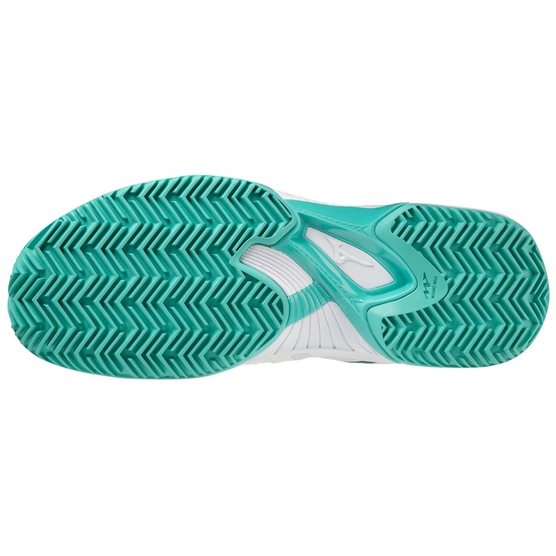 Turquoise Women's Mizuno Wave Exceed Tour 5 CC Tennis Shoes | MSX385427