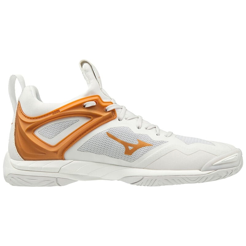 White Gold Women's Mizuno Wave Mirage 3 Handball Shoes | GVJ069345