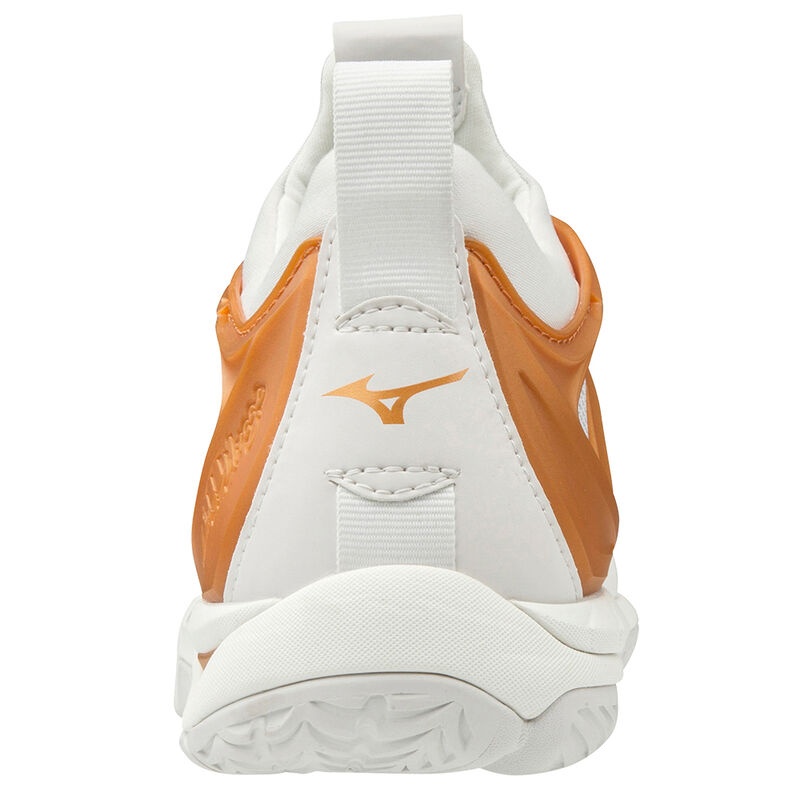 White Gold Women's Mizuno Wave Mirage 3 Handball Shoes | GVJ069345