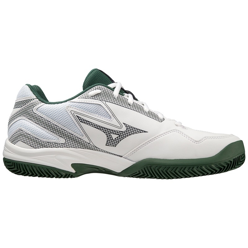 White Men's Mizuno Break Shot 4 CC Tennis Shoes | NEU625781