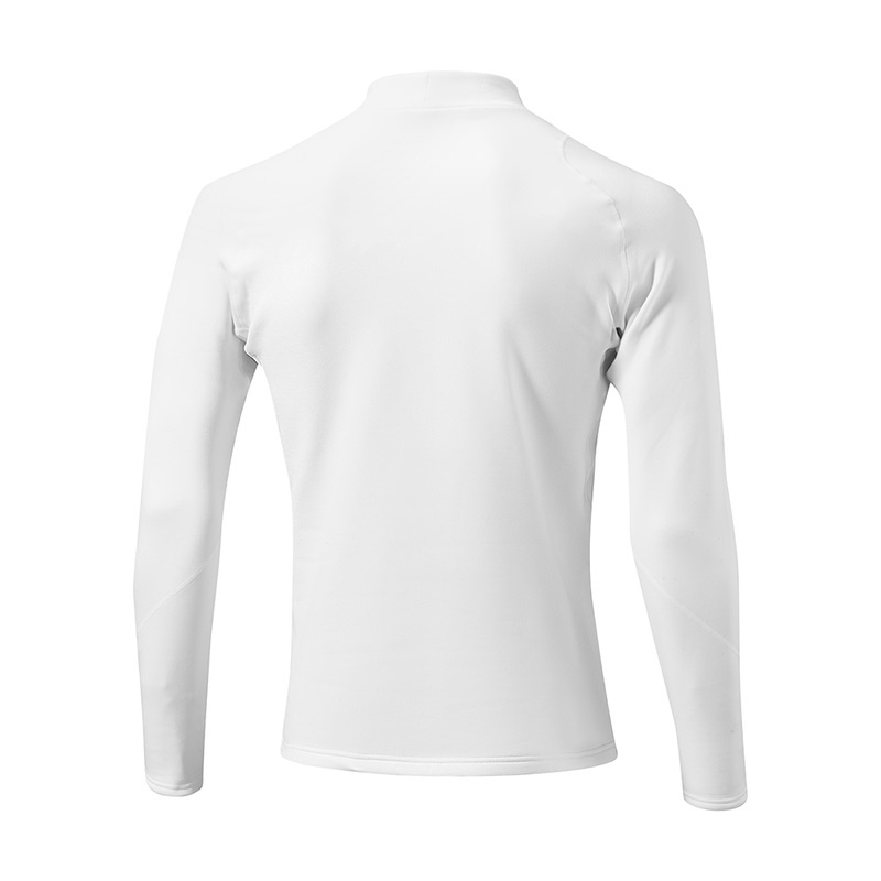 White Men's Mizuno Breath Thermo Biogear Base Layer Tops | XVJ341265